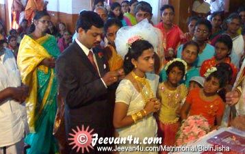 Bibin Jisha wedding images